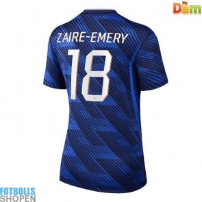 Billiga Frankrike Warren Zaire-Emery #18 Hemmatröja Dam VM 2026 Kortärmad